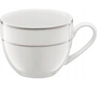 AMBITION Aura Silver 220 ml - Tasse à café/thé en porcelaine, tasse en porcelaine