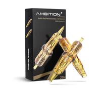 Ambition Glory Aiguilles Tatouage Cartouches Jetables #10 Bugpin 7M1-20pcs 0.3mm pour Machine à Tatouer Rotative (Fourniture Professionnelle)
