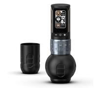 Ambition Ninja Max 280 Machine à Tatouer Sans Fil - Machine Tatouage Rotative Stylo, 7 Courses Réglables (2.4-4.5mm), Couple 280 g.cm Moteur Brushless, Batterie 2400mAh, Poignées 54mm & 32mm