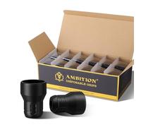 Ambition Soldier P3 Lot de 12 poignées de tatouage jetables professionnelles en caoutchouc avec système de réglage à clic pour stylo de tatouage rotatif, Zetton, Torped et Shura 28 mm