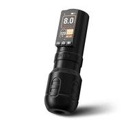 Ambition Torden Max Machine à Tatouer Rotative Sans Fil - Machine Tatouage Stylo à Barre Droite, Moteur Brushless Couple 180 g.cm, Course 4.0mm, Batterie 2400mAh pour Artistes Tatoueurs Professionnels
