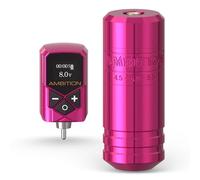 Ambition Torped Machine a Tatouer, Machine Tatouage Sans Fil, Moteur Brushless, Batterie 2400mAh pour Tattoo Professionnels