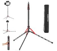 AMBITIONELLLight GM220 Support de lampe portable en aluminium 220 cm Charge maximale 2,5 kg Sac de transport 600 g (GM220)