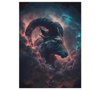 Ambitious Capricorn Puzzle en Bois 300 Pièces, DIY, Divertissement Créatif, Amusement Puzzles pour Adultes Et Enfants À Partir De 12 Ans, 42×30cm