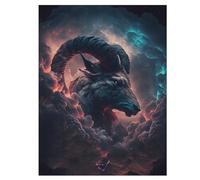 Ambitious Capricorn Puzzle en Bois 500 Pièces, DIY, Divertissement Créatif, Amusement Puzzles pour Adultes Et Enfants À Partir De 12 Ans, 55×41cm