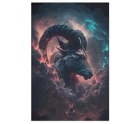 Ambitious Capricorn - Puzzles Adulte - Puzzle en Bois 1000 Pièces - - Challenge Puzzle - Adultes Et EnfFourmis Dès 12 Ans - Puzzle De Qualité Supérieure （78×53cm）