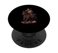 Ambitious Chevalier Singe Chevalier Chevalier Cheval en Peluche PopSockets PopGrip Adhésif