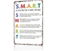 Ambitious Planning Humor Metal Sign for Manager Supervisor Gift 12x8 Inch