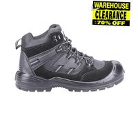 Amblers 257 Homme Cuir Acier Bout Coqué Travail Extérieur Sécurité Bottes Noir