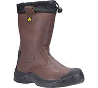 Amblers Safety Mens FS245 Antistatic Pull on Safety Rigger Boot Brown Size UK 14 EU 49