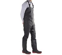 Amblers Danube Poitrine Sécurité Wader Unisexe Tenue De Travail Imperméable Noir/Rouge 46