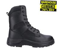 Amblers FS008 Hommes Eau Résistant Cuir à Lacet Travail Sécurité Bottes Noir
