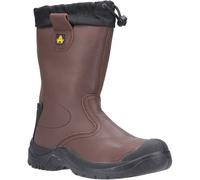 Amblers Hommes Bottes - FS245 Antistatique Sécurité Foreur Coffre en Marron,4-14