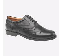 Promeneurs Liverpool Hommes Cuir Habillé Robe Travail Décontracté Oxford Noir