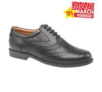 Promeneurs Liverpool Hommes Cuir Habillé Robe Travail Décontracté Oxford Noir