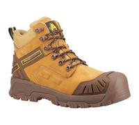 Bottes De Sécurité En Cuir Imperméables Pour Hommes Amblers Ignite Tan