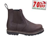 Amblers Safety Carlisle Hommes Étanche Protecteur Dealer à Enfiler Bottes Marron