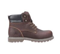 Amblers Bottes Dorking pour hommes – Cuir marron – Décontractées, marche urbaine