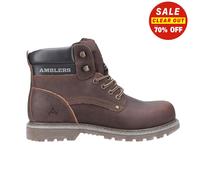 Amblers Safety Dorking Hommes Décontracté Marche Urban Bottes Cuir Marron