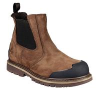 Amblers Safety FS225 Goodyear Welted Waterproof Pull On Chelsea Safety Boot Brown