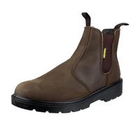 Amblers Safety Mens FS128 Leather Safety Dealer Boots Brown