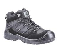 Amblers 257 Homme Cuir Acier Bout Coqué Travail Extérieur Sécurité Bottes Noir