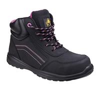 Amblers Sécurité Femmes As601 Ladies Composite Sécurité Bottes Chaussures Cuir Noir 41