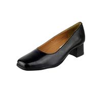 Amblers Walford Ladies Leather Court Black