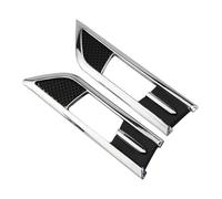 AMBMREDPEV Indicateurs Latéraux Autocollant Garniture Couvercle Tournant Clignotant Latéral Voiture 2 Pièces Pour Opel Pour Corsa D 2009 2010 2011 2012 2013 2014(Black Style)