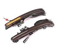 AMBMREDPEV Indicateurs Latéraux Pour L&exus ES UX RC F LC LS 2019 2020 ES350 UX200 LC500 LS500 Clignotant Dynamique Rétroviseur Latéral Séquentiel Lampe Indicateur(Smoked Black)