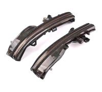 AMBMREDPEV Indicateurs Latéraux Pour L&exus ES XZ10 UX ZA10 RC F LC Z100 LS XF50 2019 2020 Clignotant Dynamique Lampe Rétroviseur Latéral Indicateur Porte Aile(Smoked Black)