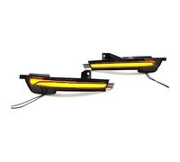 AMBMREDPEV Indicateurs Latéraux Pour Mustang S550 2015 2016 2017 2018 2019 2020 2021 Clignotant Dynamique Indicateur Rétroviseur Latéral