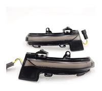 AMBMREDPEV Indicateurs Latéraux Pour Skoda Pour Octavia MK3 A7 5E 2014 2015 2016 2017 2018 2019 2 Pièces Clignotants Dynamiques Rétroviseur Lumière(Smoke Shell)