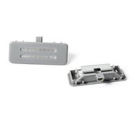 AMBMREDPEV Lampe Lecture Forme Dôme Pour BMW E90 E60 E61 X1 E84 X5 E70 X6 E71 E72 E91 E92 X3 F25 Plafonnier Intérieur Lampes Lecture Blanches Pare-soleil Miroir Courtoisie(Grey Shell)