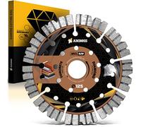 Amboss Disque à tronçonner diamant Ø 125 mm x 22,23 MCL 62R - Séparation de béton/brique/granit/pierre naturelle/tuyaux de ciment/tuiles - Disque diamanté meuleuse d'angle