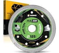 Amboss disque diamant Ø125 x 1.2 mm x 22.2 mm - disque tronconner diamant carrelage, grès cérame extra-dur, granits durs, céramique - hauteur du segment : 10 mm (fritté)