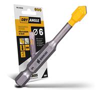 Amboss DryAngle Ø 6 mm Foret pour carrelage, foret en verre, foret en céramique - Manche hexagonal pour perceuses - Perçage du verre/carrelage mural/tuiles de toit/céramique