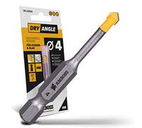 Amboss DryAngle Foret pour carrelage Ø 4 mm Foret en céramique - Tige hexagonale pour perceuses - Verre/carrelage mural/tuiles/céramique