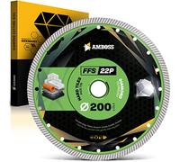 Amboss FFS 22 "Premium - Disque diamant - diamètre & alésage au choix - Hauteur de segment : 7 mm, Ø 180 mm x 22,2 mm, 1