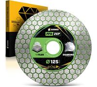 Amboss FFS 26P Disque à tronçonner diamant Ø 125 mm x 22,2 mm - Séparation de grès cérame/carreaux de céramique/carreaux de pierre naturelle/carreaux de marbre/carreaux de granit - Disque diamanté