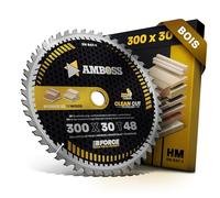 AMBOSS lame scie circulaire 300x30mm (bois) - lame de scie 300 avec 48 dents - lame scie circulaire Ø 300mm - compatible Dewalt: 1370 Scheppach: KSE300(Export). TKU. TS4000