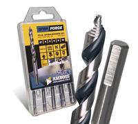 AMBOSS WERKZEUGE® Lot de 5 forets hélicoïdaux Step Force Ø 4-10 mm - HSS-G DIN 338 pour acier, acier doux, aluminium, métaux colorés AMBOSS WERKZEUGE® Foret tôles, profilés - Hexagonal pour perceuse,