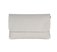 AMBRA Moda GLX11 Sac à bandoulière pochette pour femme en cuir véritable. Convient pour téléphones portables jusqu'à 7" (beige)