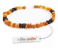 Ambre Collier pour chiens et chats - Fabriqué en Ambre Véritable, Crus baltischem - 100% Protection naturelle Puces et Tiques - naturelle Art, pour protéger vos amis à quatre pattes - Taille Sélection de 20 cm à 75 cm