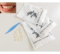 Ambre dentaire 3/16 Bandes caoutchouc élastiques Appareils orthodontiques Light Force 2,5 oz Bandes orthodontiques latex Espaces dentaires Tresses Dreadlocks Queue cheval Placeur gratuit (3 sacs)