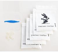 Ambre dentaire 3/16 Bandes caoutchouc élastiques Appareils orthodontiques Light Force 2,5 oz Bandes orthodontiques latex Espaces dentaires Tresses Dreadlocks Queue cheval Placeur gratuit (5 sacs)