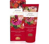 Ambre Rouge - Shampoing Naturel Et Bain Moussant Corps Et Cheveux, Gel Douche Parfumé Et Nourrissant À La Vitamine C Et Aux Amandes, Gel Nettoyant Doux Et Antioxydant, Bain Moussant 200 Ml