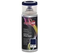 Ambro-Sol V4005013 Vernis peinture Acrylique Multi-Usage, Peinture Brillante pour Intérieur et Extérieur, Adapté a Tous Type de Matériau, Aérosol En Fer-Blanc Recyclable de 400 ml, Bleu Cobalt