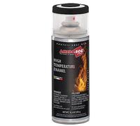 Ambro-Sol V400TEMP1 Vernis/Peinture Haute Température, Permet de Renouveler les Surfaces Normalement Soumises à Hautes Températures, Aérosol en Fer-Blanc Recyclable 400 ml, Noir Mat