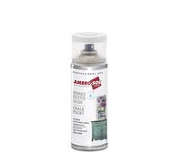 Ambro-Sol V404BP Vernis/Peinture Effet Plâtre, à Base d’Eau avec Effet Ultra Mat, pour Usage Intérieur et Extérieur, Aérosol En Fer-Blanc Recyclable 400 ml, Blanc Pur